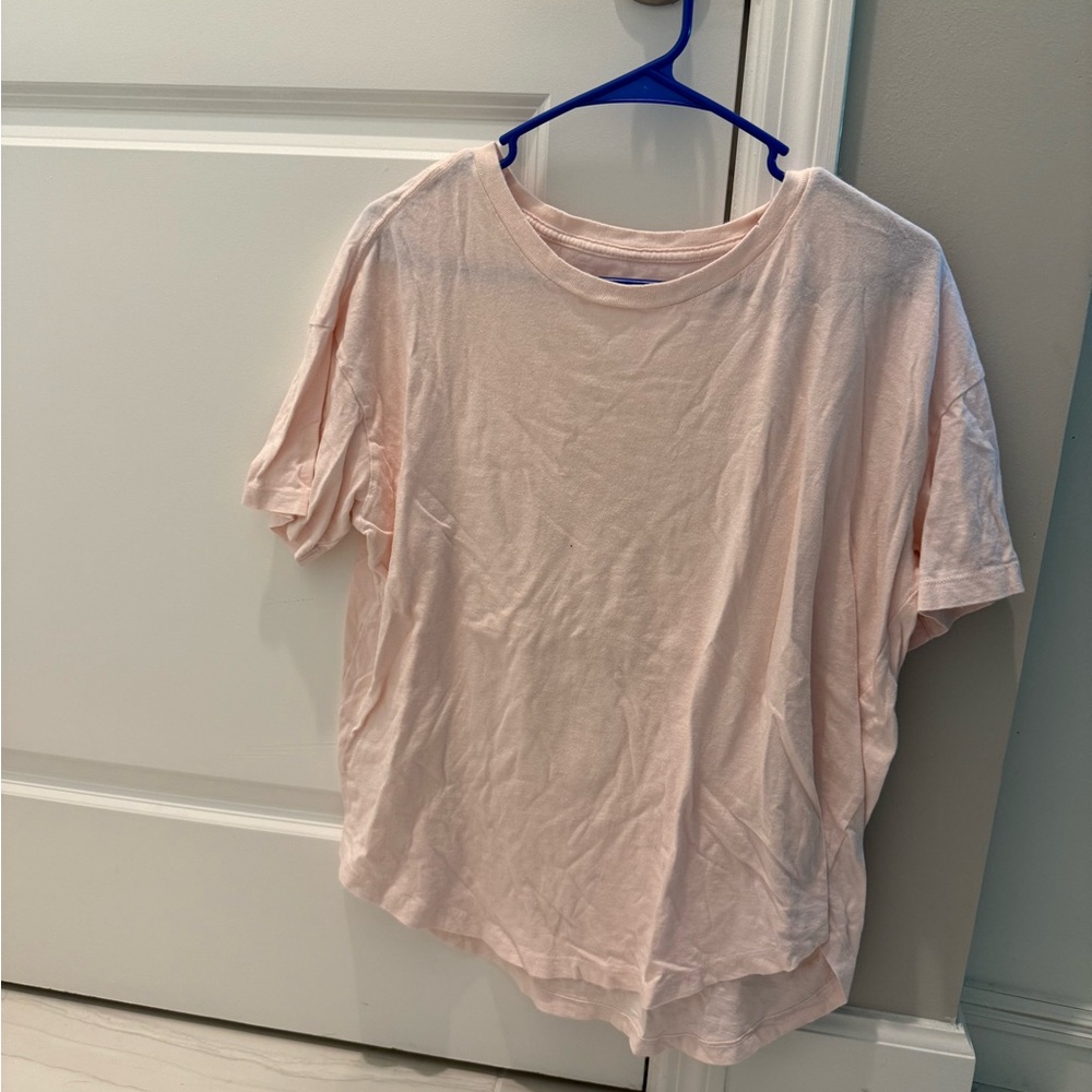 Aerie Light Pink Short Sleeve Tee